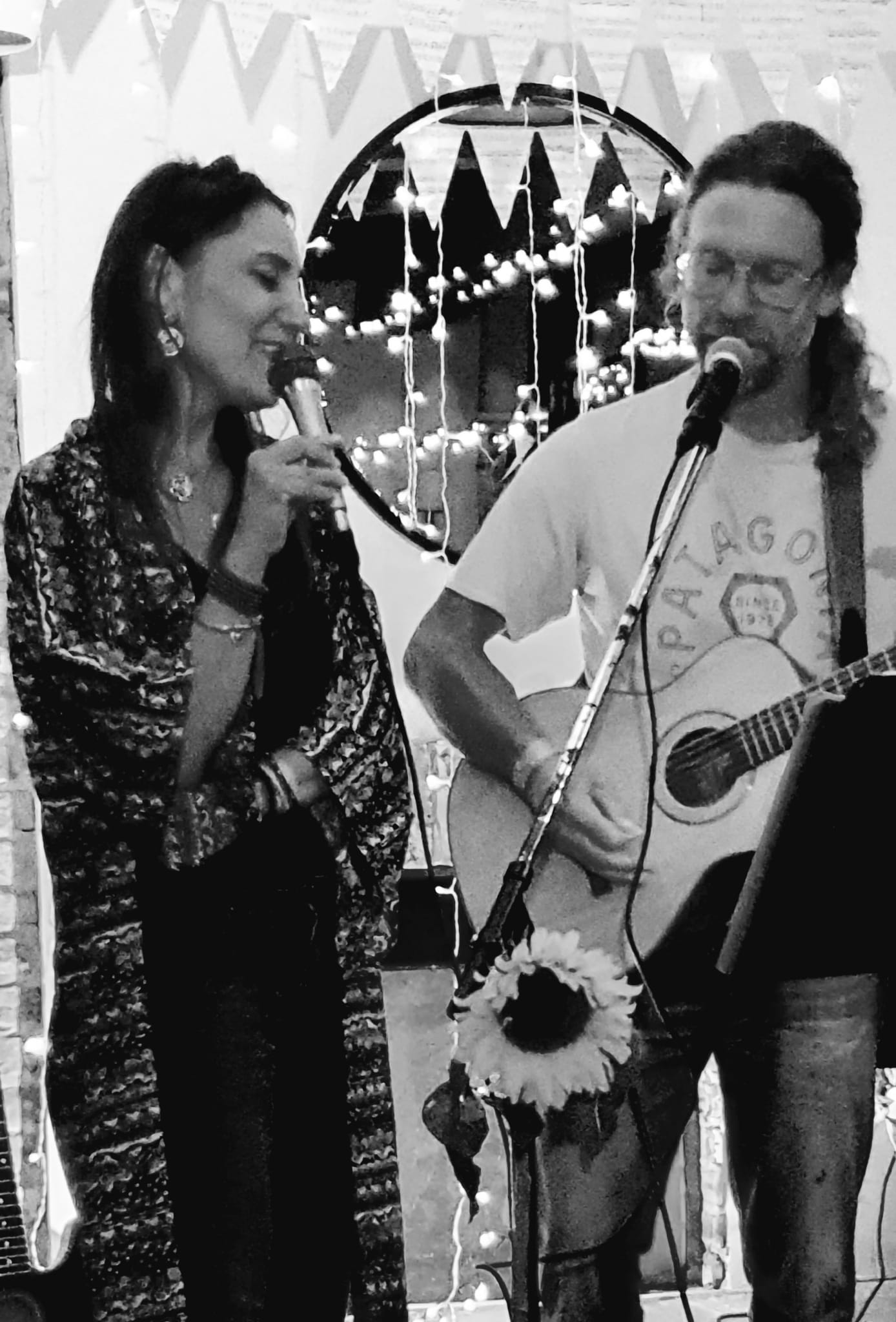 Perla and Kevin performing